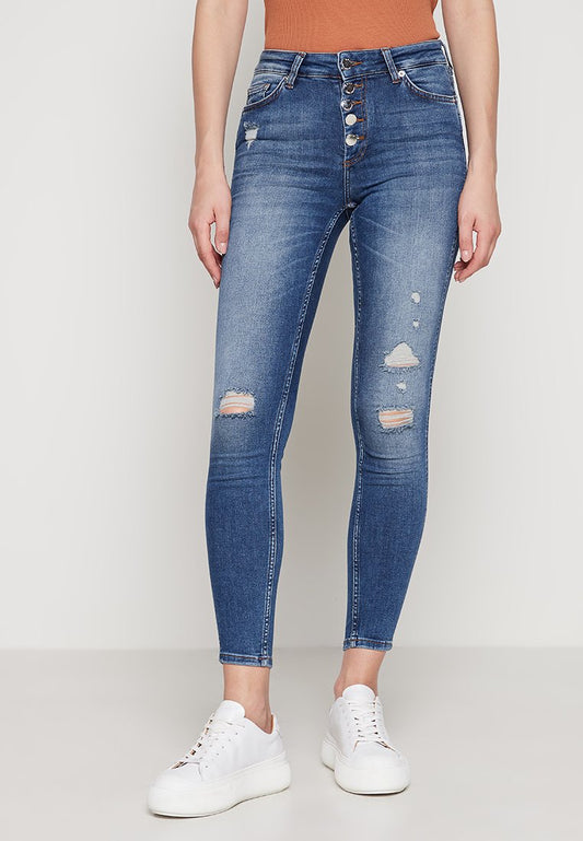 ONLY ONLTAMMI LIFE MID SKIN DNM DEST Blue (ZZO1TK212-K00) Women