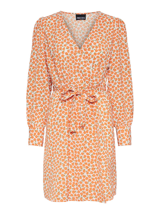 Pieces PCJOE LS V-NECK WRAP DRESS D2D (10582220) Women