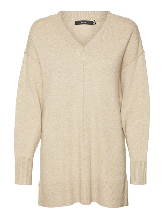 Vero Moda VMGOLD LINK LS LONG V-NECK PULLOVER BOO (13762095) Women