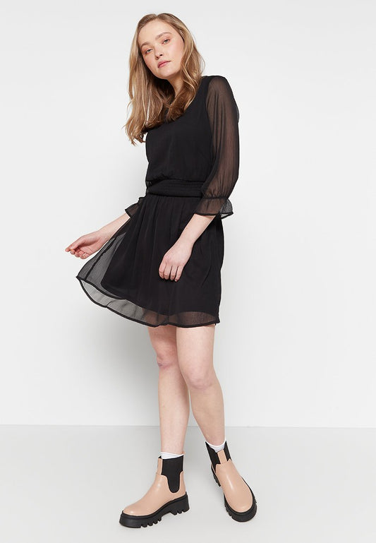 JDYMELLY 3/4 CHIFFON DRESS WVN LO Women