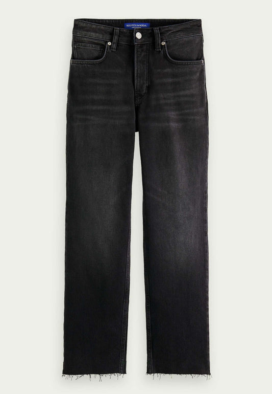 Maison Scotch The Sky straight fit jeans Black Denim (MA421N01I-Q11) Women