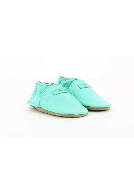 Robeez Chaussons Cuir tannage végétal Beach Fossil Green (RO114F03C-M11) Kids
