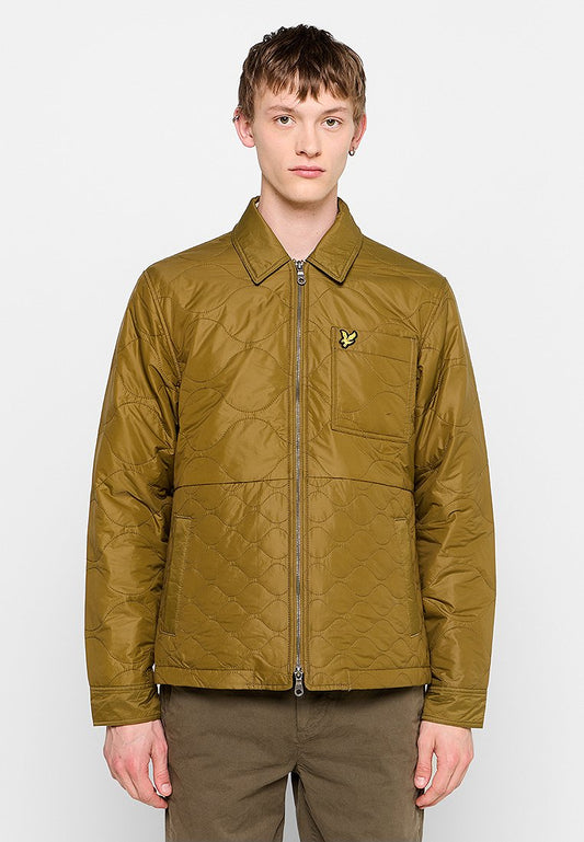 Lyle & Scott Quilted Overshirt Green (ZZO2JNZ12-M00) Men