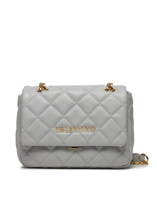 Mario Valentino White Quilted Chain Shoulder Bag (VBS3KK05R-979) Women