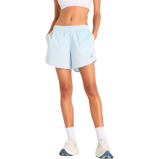 New Balance Shorts Sport Essentials Short 5 blue" (WS41228_FRL) Women