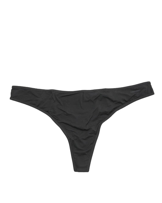 Calvin Klein Womens Thong 000QF6816EUB1 Black