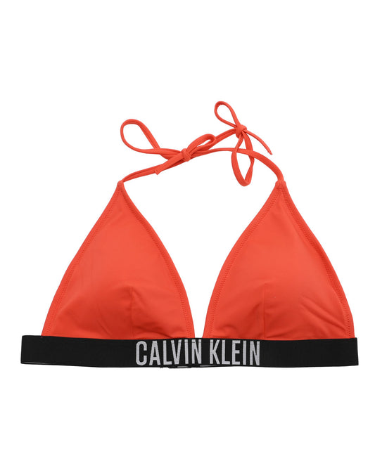 Calvin Klein Womens Swim Top KW0KW02854XM8 Red