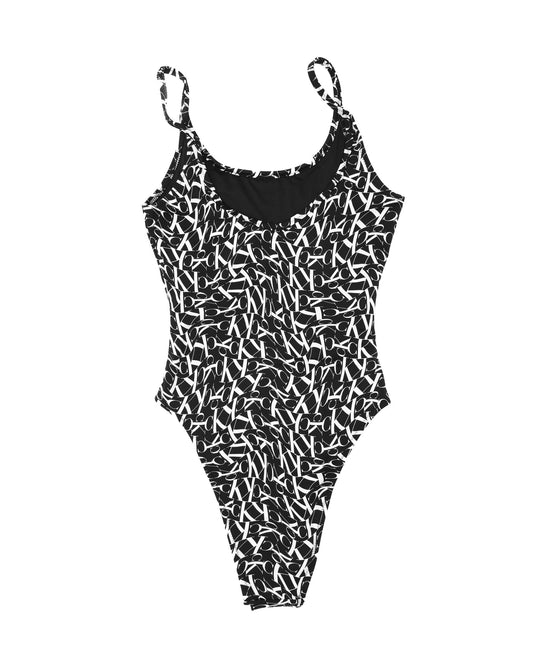 Calvin Klein Womens Swimsuit KW0KW020860GL Black
