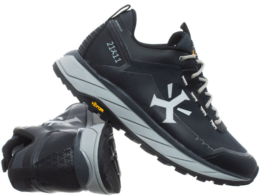 21-11 Shoes Women's GRAVITAS LOW WATERPROOF EBONY Footwear TREKKINGOWE (9395) Women