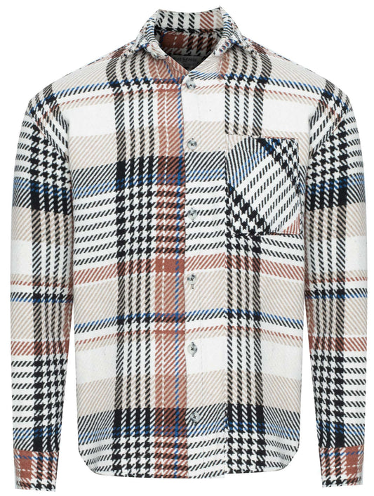 PLUS POSH Shirt Men's PEPITKA KRATKA (8436) Men