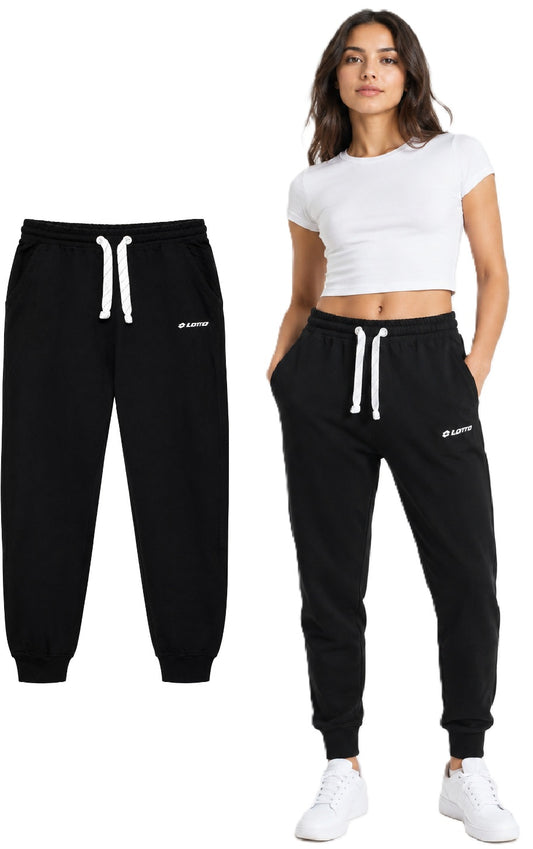 LOTTO Trousers Jogger LPAW10001NET BLACK (10086) Women