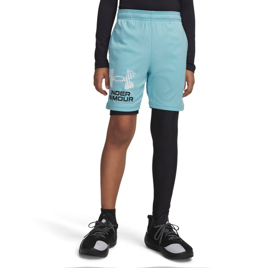 UA TECH LOGO SHORTS (1383333-425) Kids