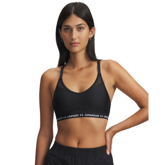UA CROSSBACK LOW BRA (1386424-001) Women