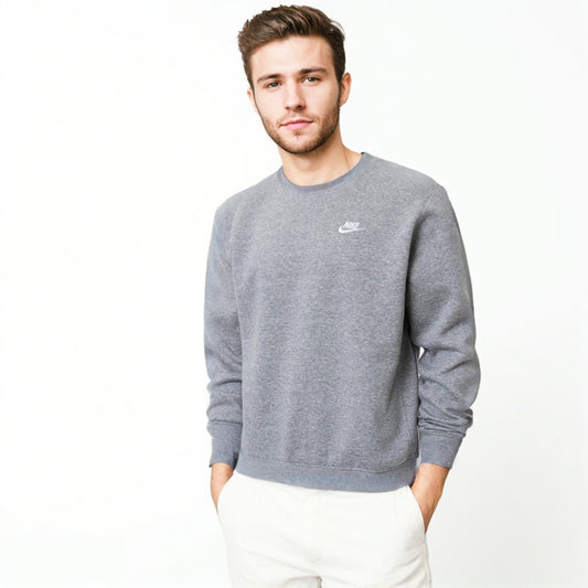 Nike Sportswear Club Crew Fleece Dark Grey Heather (BV2662-063) Kids