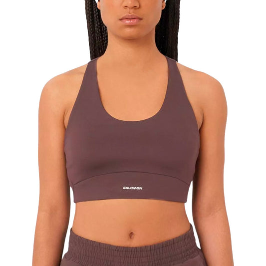 Salomon Sports Bra SHkout Core Coffe (LC2657800) Women