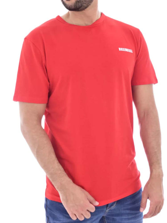 Bikkembergs Crew neck
t-shirt PUPINO (BKK2MTS01_Red) Men