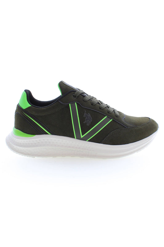 U.S. POLO ASSN. Sneakers (KALEB001MBYM1_VERDE_MIL) Men