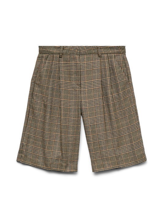 Stina Bermuda Check Shorts Emperador (10334061) Women
